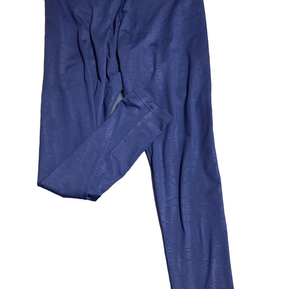 Adidas Climalite Women’s Small Navy Blue Athletic Leggings - Picture 2 of 5